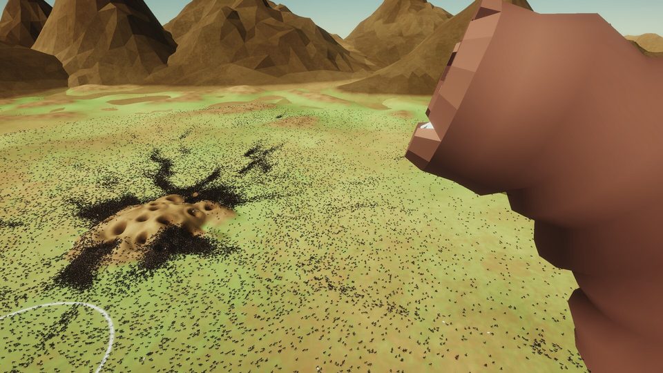 The great worm looming over the colony